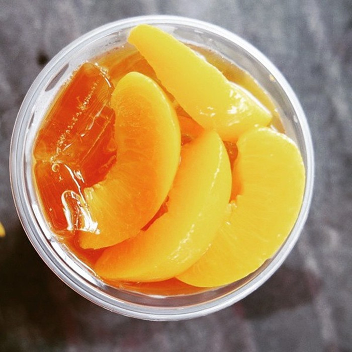 820g Canned peach irregular slices